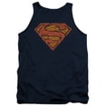 thumbnail image 1 of Superman Messy S Adult Tank Top Navy, 1 of 1