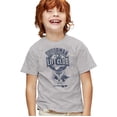 thumbnail image 1 of Superman Metropolis Gym Lift Club Kids T Shirt for Youth Boys and Girls, Athletic Heather, X-Large, 1 of 4