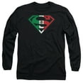 thumbnail image 1 of Superman - Mexican Flag Shield - Long Sleeve Shirt - Large, 1 of 2