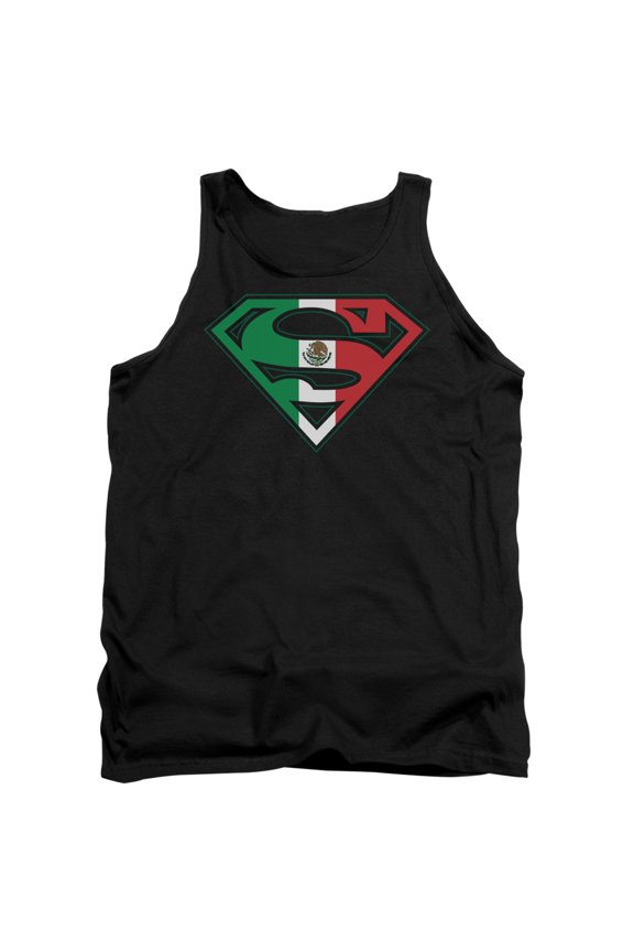 Superman - Mexican Flag Shield - Tank Top - Small