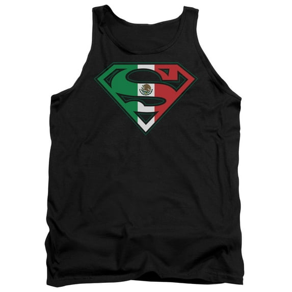 Superman - Mexican Flag Shield - Tank Top - XX-Large