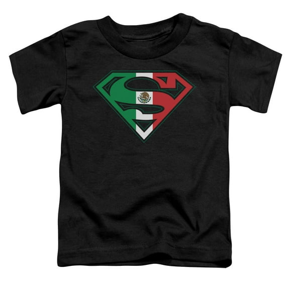 Superman - Mexican Flag Shield - Toddler Short Sleeve Shirt - 4T