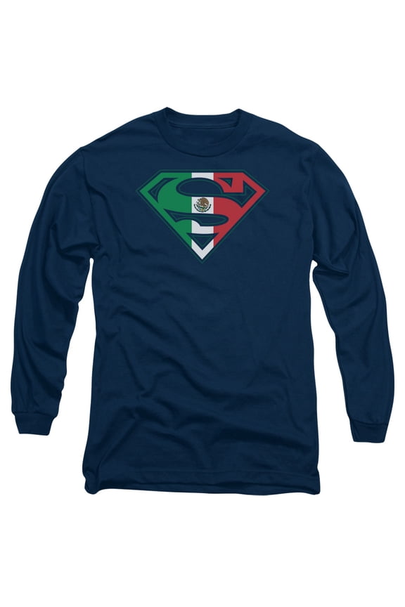 Superman - Mexican Shield - Long Sleeve Shirt - Medium