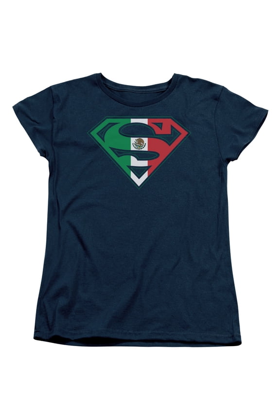 Superman - Mexican Shield - Women's Short Sleeve Shirt - Medium