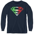 thumbnail image 1 of Superman - Mexican Shield - Youth Long Sleeve Shirt - X-Large, 1 of 2