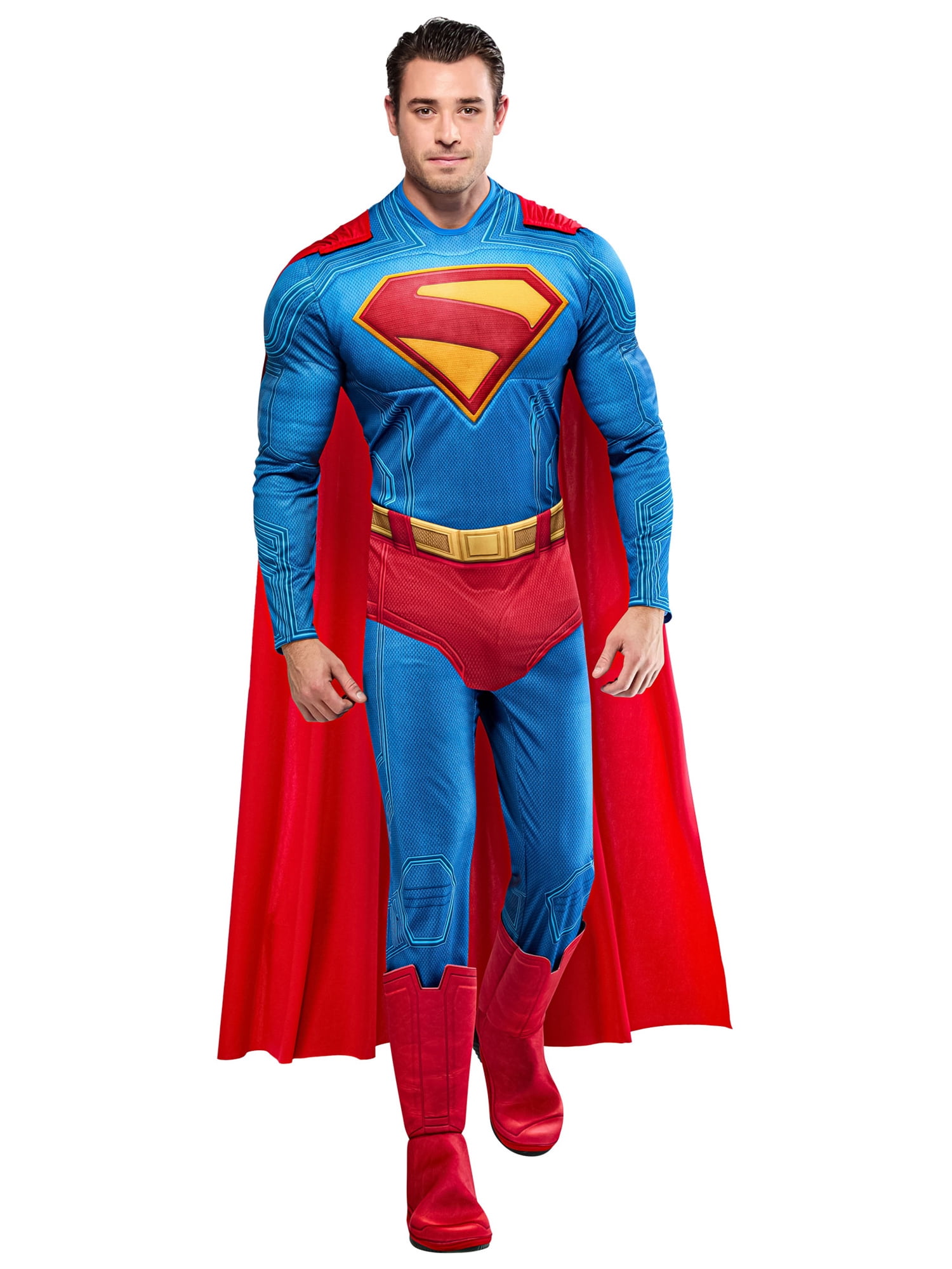Superman Movie Superman Deluxe Muscle Chest Costume for Adults by Rubies, Men's Medium