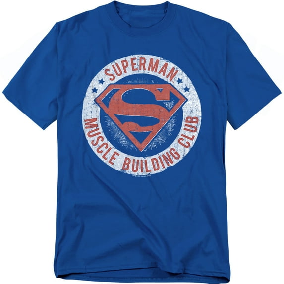 Superman T-Shirt Muscle Club Unisex Graphic Tee For Men & Women