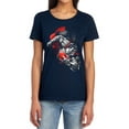 thumbnail image 1 of Superman My City Women's T Shirt, Navy, X-Large, 1 of 6