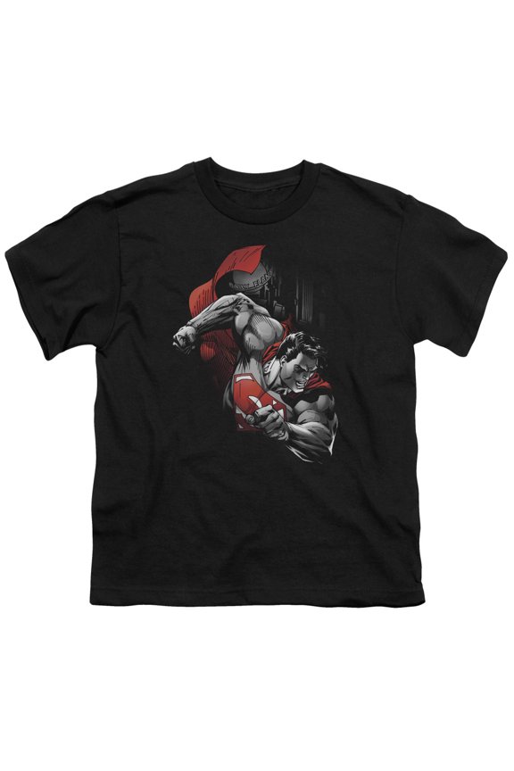 Superman - My City - Youth Short Sleeve Shirt - Large