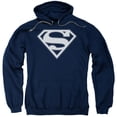 thumbnail image 1 of Superman - Navy &Amp; White Shield - Pull-Over Hoodie - XXX-Large, 1 of 2