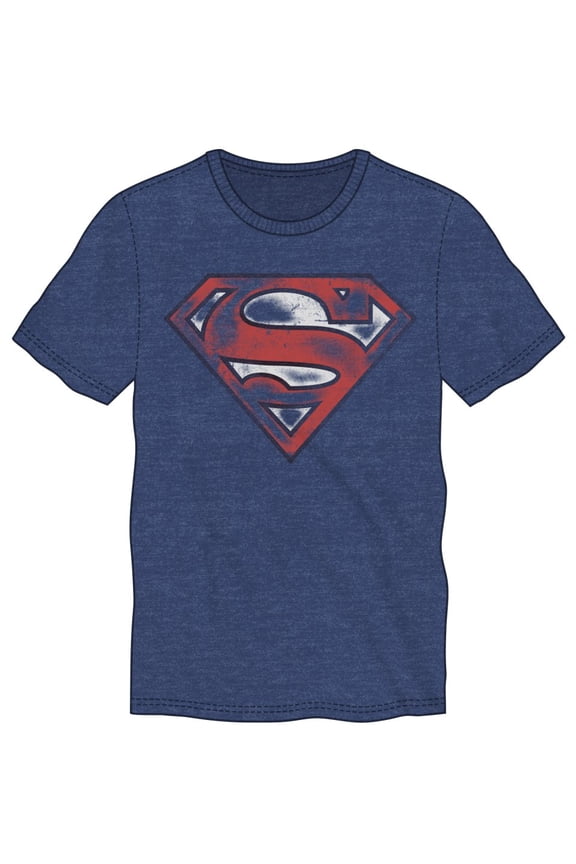 Superman Navy T-Shirt-M