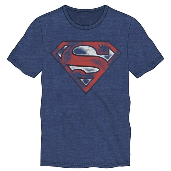Superman Navy T-Shirt-XXL