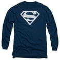 thumbnail image 1 of Superman - Navy & White Shield - Long Sleeve Shirt - Medium, 1 of 2