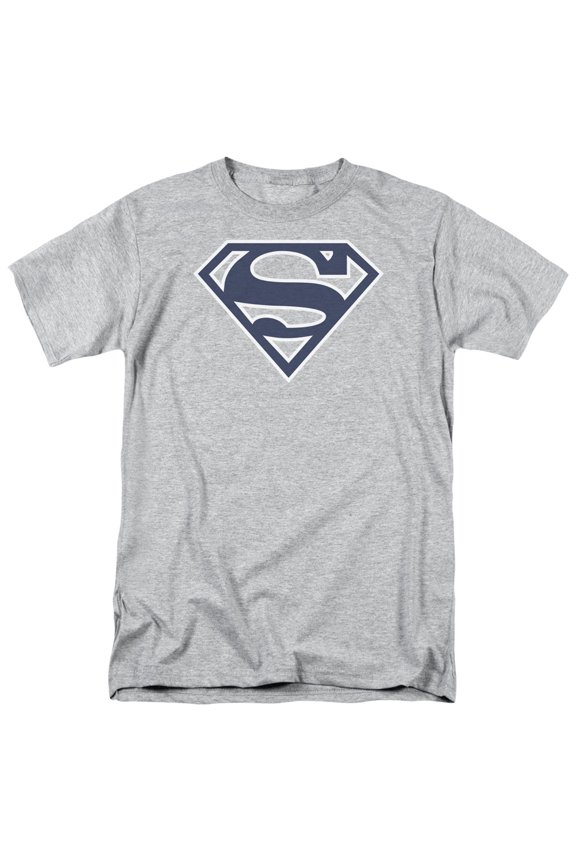 Superman - Navy & White Shield - Short Sleeve Shirt - XXX-Large