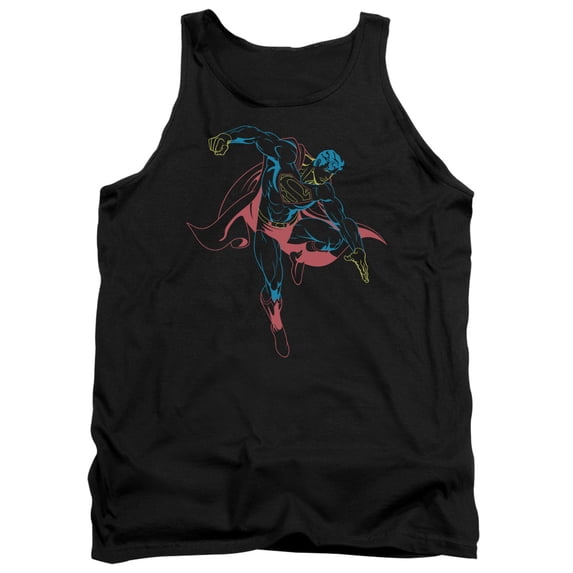 Superman - Neon Superman - Tank Top - Large