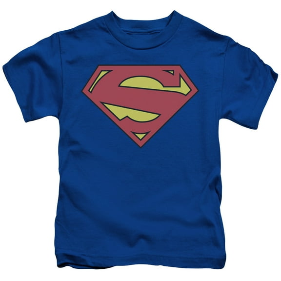Superman - New 52 Shield - Juvenile Short Sleeve Shirt - 4