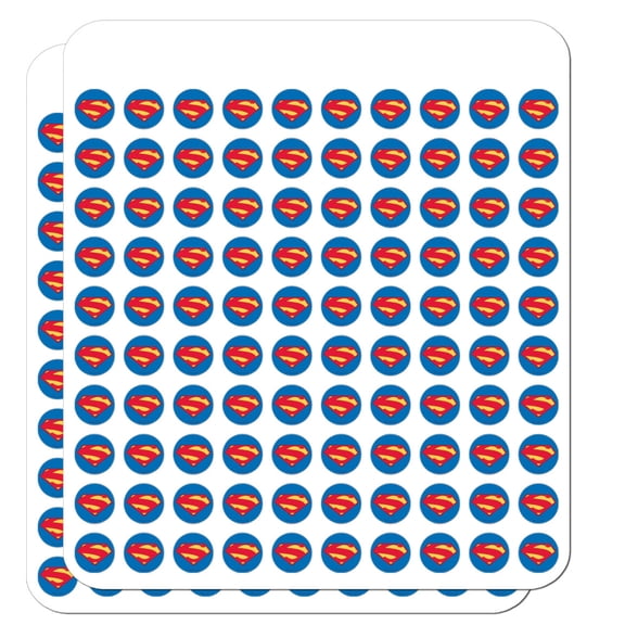 Superman New 52 Shield Logo Planner Calendar Scrapbooking Crafting Stickers