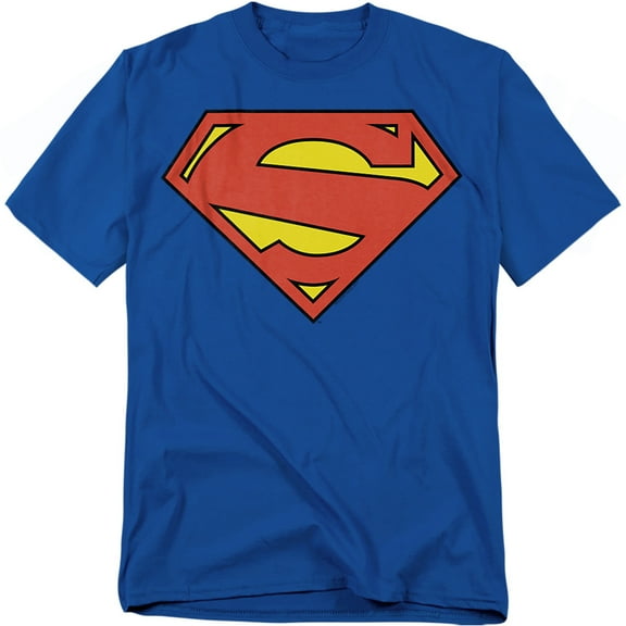 Superman T-Shirt New 52 Shield Unisex Graphic Tee For Men & Women Royal&nbsp;