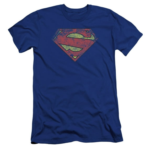 Superman - New 52 Shield - Premium Slim Fit Short Sleeve Shirt - Small