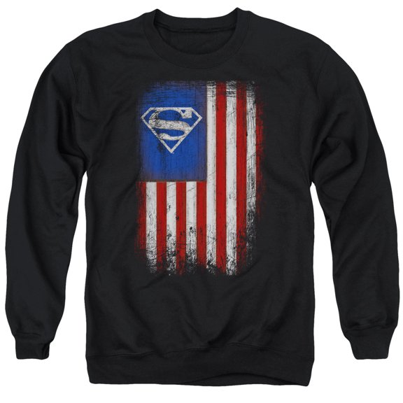 Superman - Old Glory Shield - Crewneck Sweatshirt - X-Large