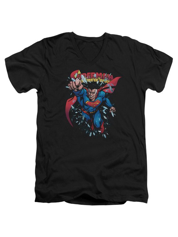 Superman - Old Man Kal - Slim Fit V Neck Shirt - Medium