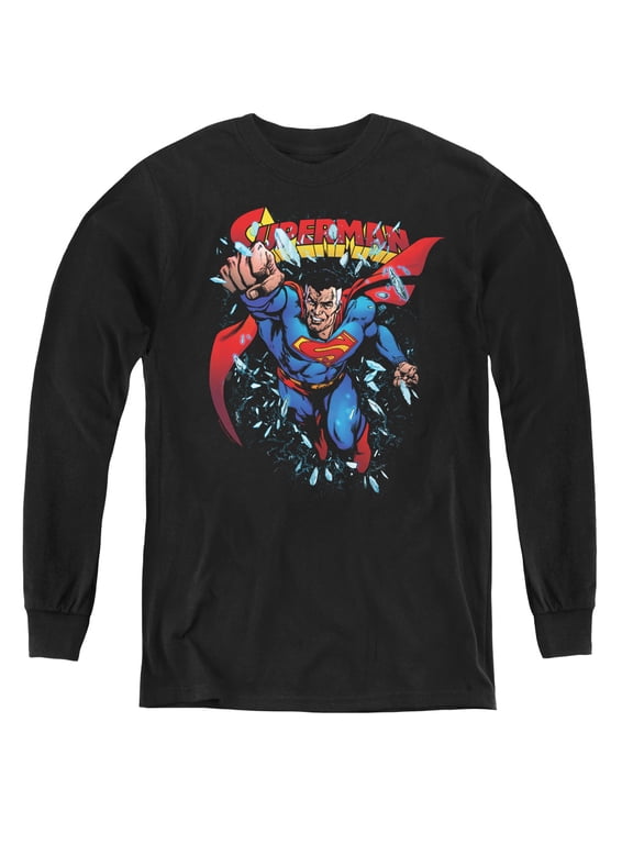 Superman - Old Man Kal - Youth Long Sleeve Shirt - Large