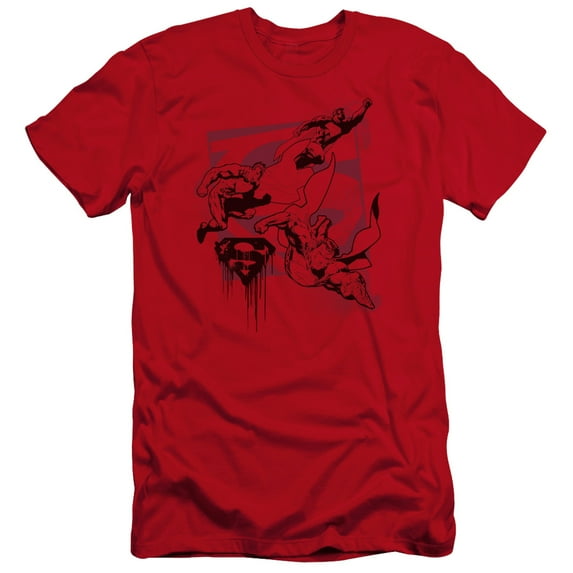Superman - Omnipresent - Premium Slim Fit Short Sleeve Shirt - Medium