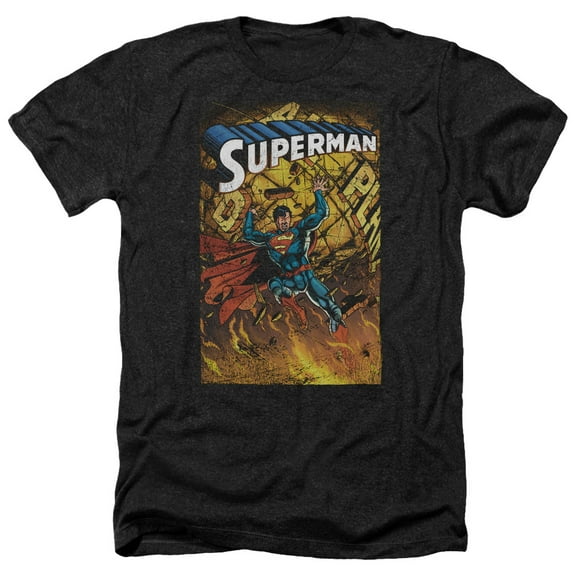 Superman - One - Heather Short Sleeve Shirt - Small