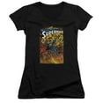 thumbnail image 1 of Superman One Junior Women's V-Neck T-Shirt Black, 1 of 2
