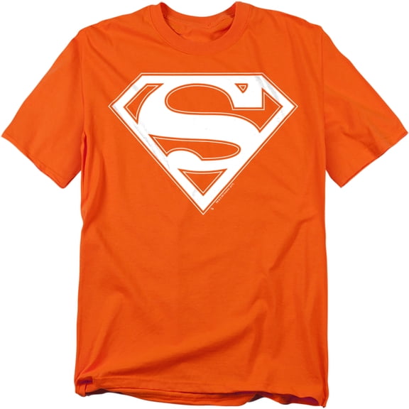 Superman T-Shirt Orange White Shield Unisex Graphic Tee For Men & Women