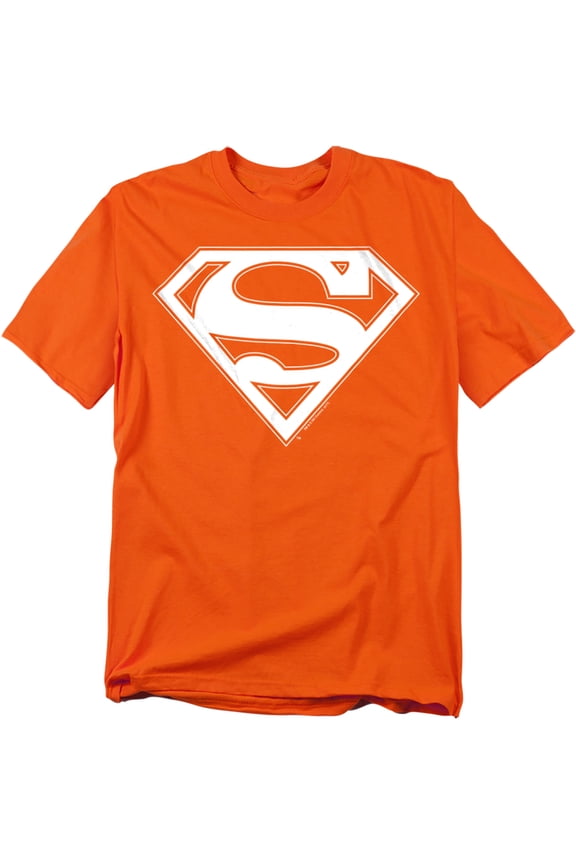 T-Shirt Orange White Shield Unisex Graphic Tee For Men & Women