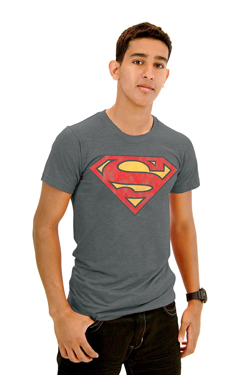 ist eine große Lagerräumung Superman Original Logo Adult T-Shirt