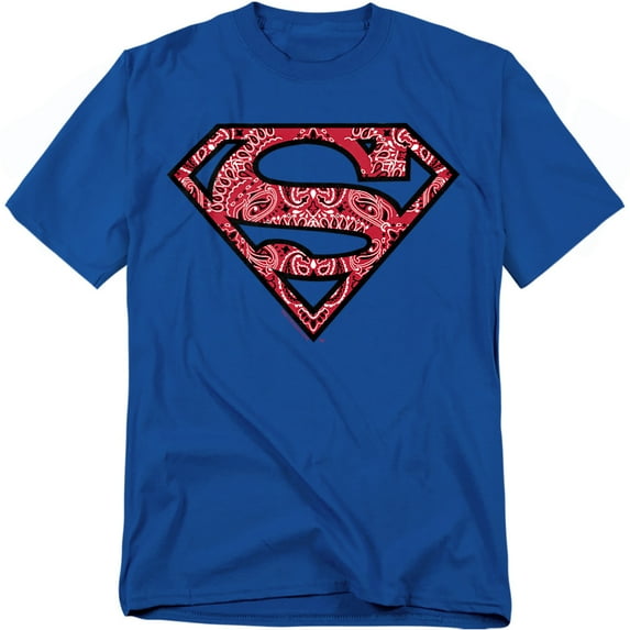 Superman T-Shirt Paisley Shield Unisex Graphic Tee For Men & Women