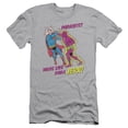 thumbnail image 1 of Superman Parajerk Adult 30/1 T-Shirt Silver, 1 of 1
