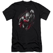 Superman - Propaganda Superman - Premium Slim Fit Short Sleeve Shirt - Large