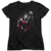 Superman - Propaganda Superman - Womens Short Sleeve Shirt - Medium