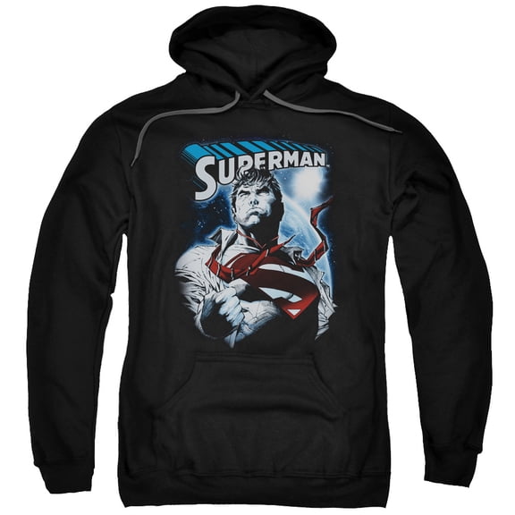 Superman - Protect Earth - Pull-Over Hoodie - Medium