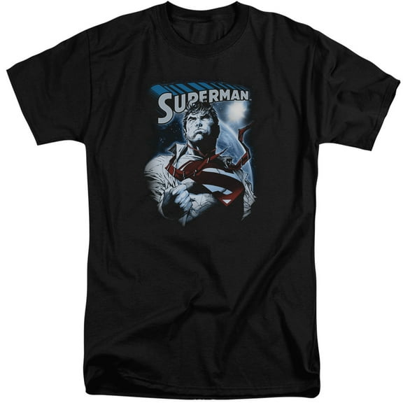 Superman - Protect Earth - Tall Fit Short Sleeve Shirt - XXX-Large