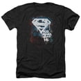 thumbnail image 1 of Superman - Real Heroes Never Die - Heather Short Sleeve Shirt - XXX-Large, 1 of 2