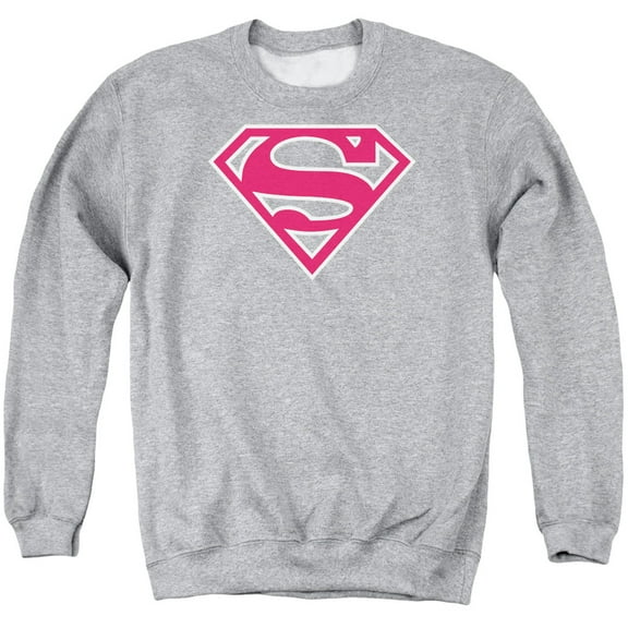 Superman - Red &Amp; White Shield - Crewneck Sweatshirt - Small