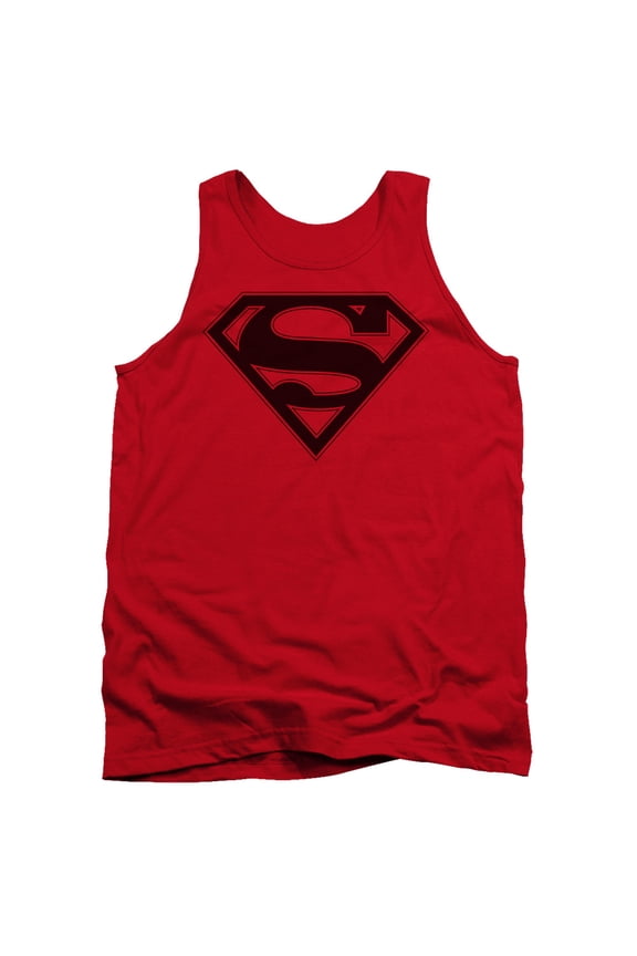 Superman - Red & Black Shield - Tank Top - XX-Large
