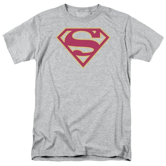 Superman Red & Gold Shield Officially Licensed Adult T Shirt