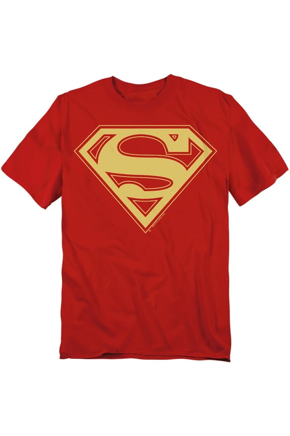 T-Shirt Red Gold Shield Unisex Graphic Tee For Men & Women