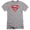 thumbnail image 1 of Superman - Red & Gold Shield - Premium Slim Fit Short Sleeve Shirt - Large, 1 of 2