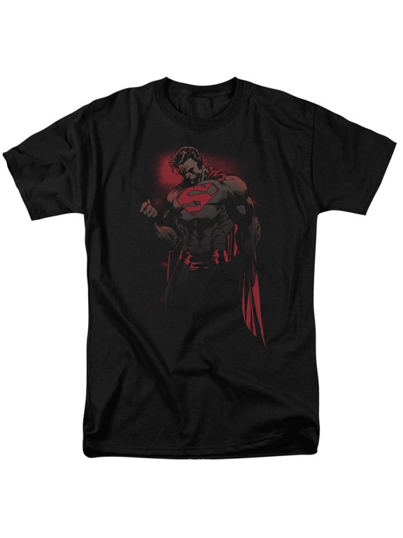 Superman Red Son Adult 18/1 T-Shirt Black