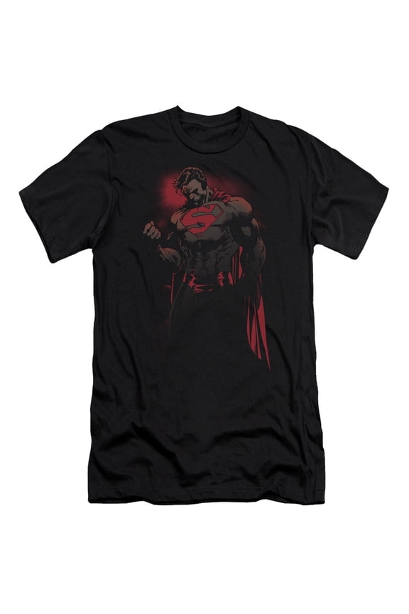 Superman Red Son Adult 30/1 T-Shirt Black
