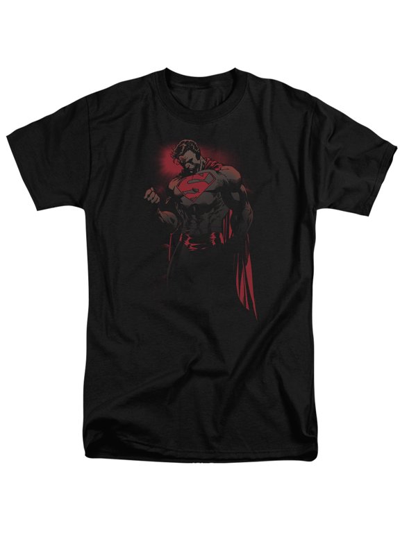 Superman Red Son Adult Tall T-Shirt Black