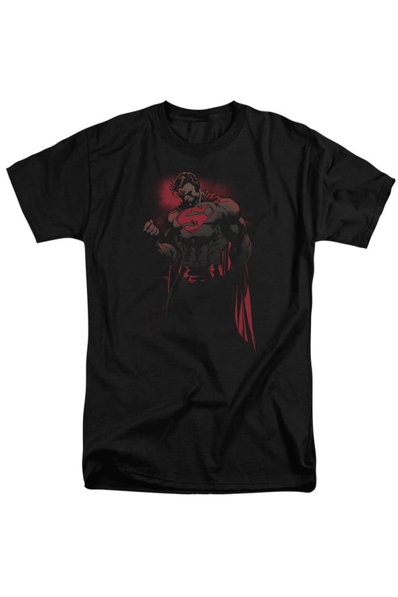 Superman Red Son Adult Tall T-Shirt Black