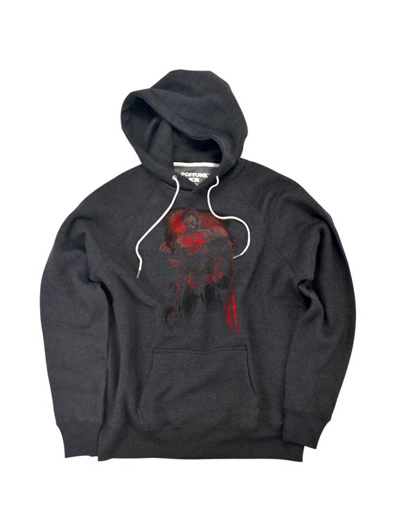 Red Son Unisex Adult Slim Fit Pull-Over Heather Hoodie, Charcoal, Small