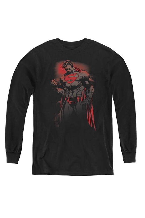 Superman - Red Son - Youth Long Sleeve Shirt - Medium